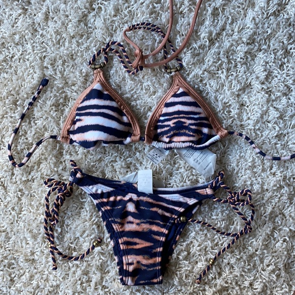 Blueman Zebra bikini NWT - Picture 4 of 8